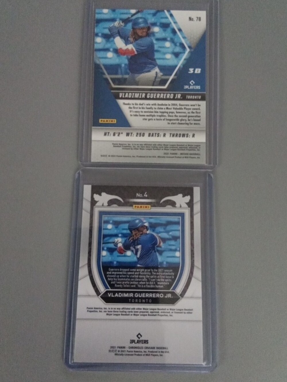 16 Card Panini Vladimir Guerrero Jr. Baseball Card Lot. - Picture 6 of 16